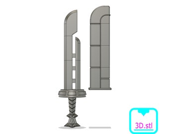 Razor Sword from TLoZ Majoras Mask STL for 3D printing