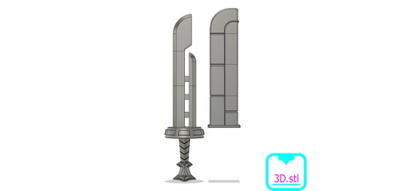 Razor Sword From Tloz Majoras Mask STL for 3D Printing - Etsy