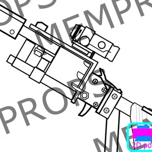Customizable 1:1 scale template  Pipe revolver template with all mods Fallout 4 and fallout 76