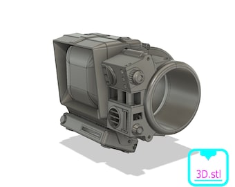 Pip-Boy 76 V1 STL geen telefoonversie voor 3D-printen