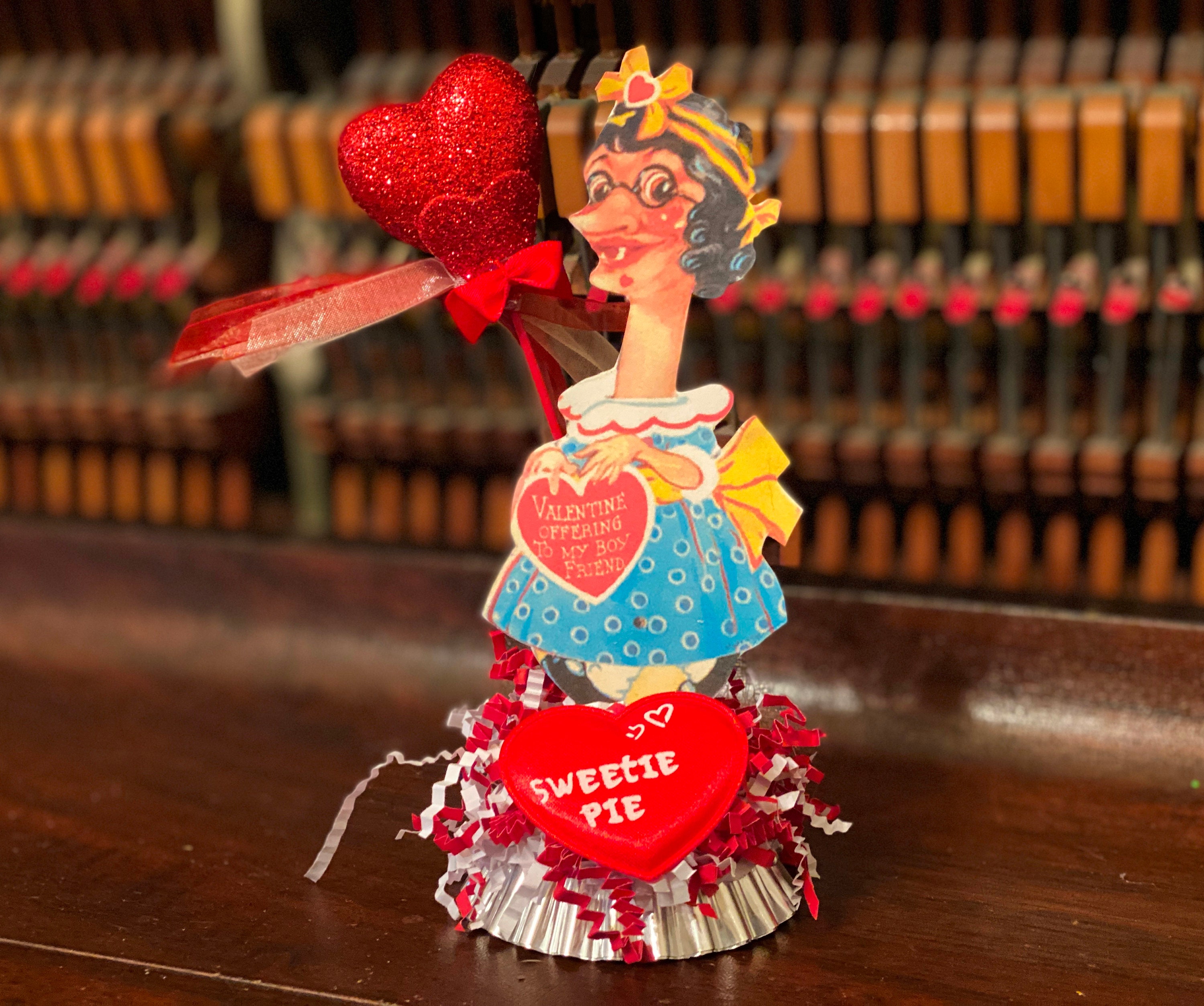 Retro Valentine Decoration Creepy Valentine Vintage Valentines - Etsy