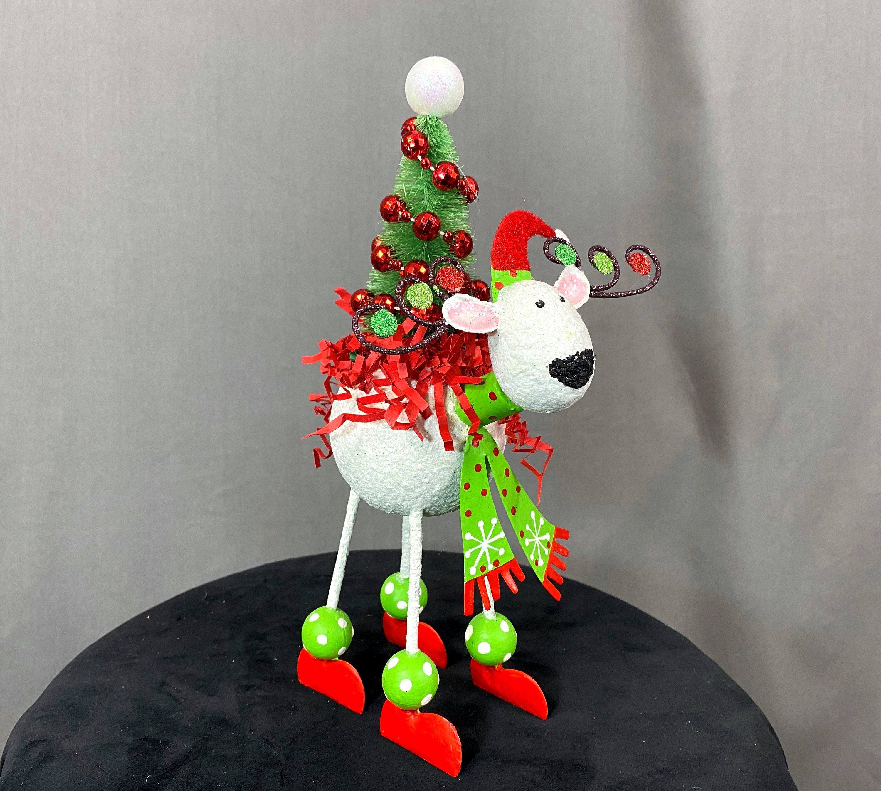 Kitschy Christmas Moose Decor Christmas Decor Retro Christmas Etsy