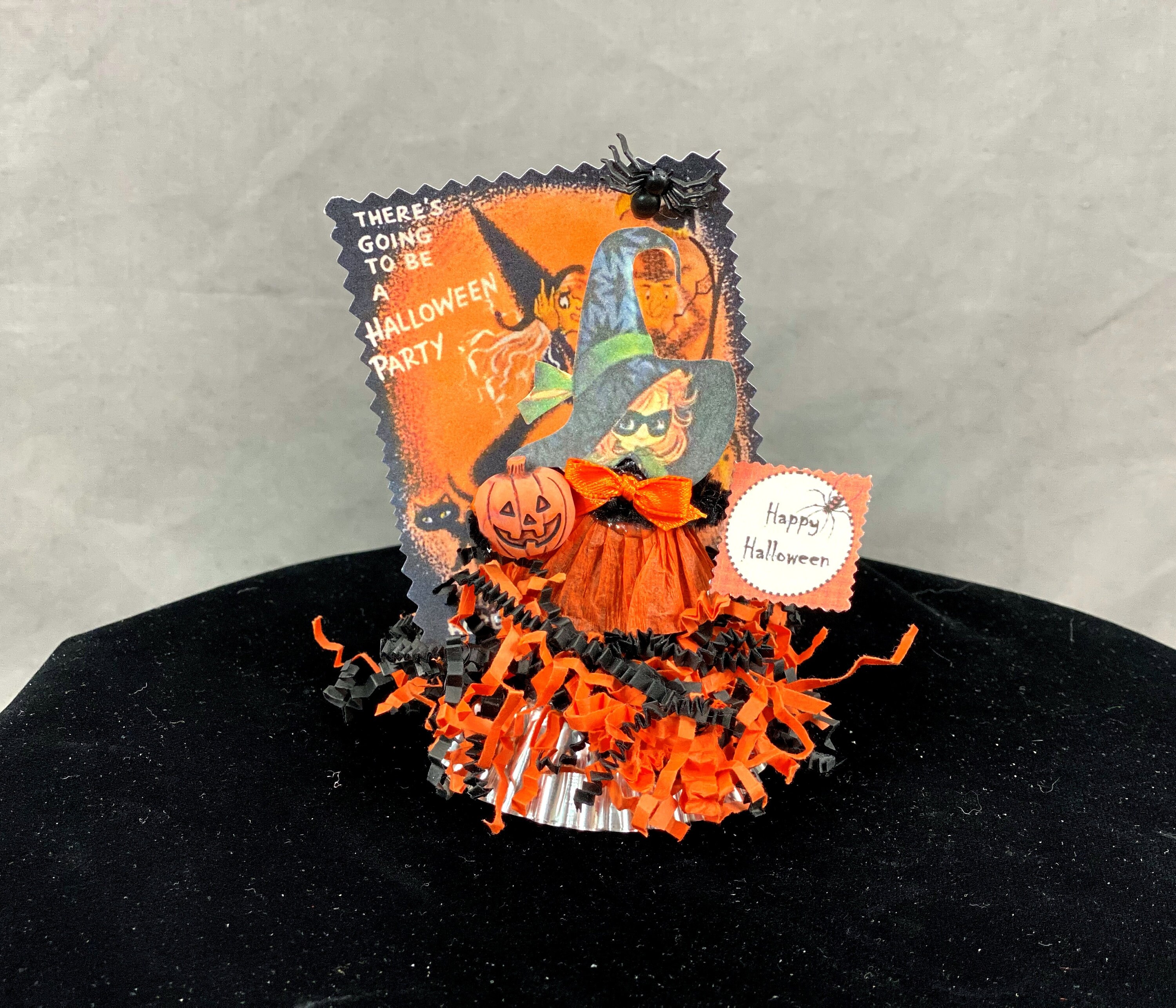 Retro Halloween Vintage Witch Decoration Vintage Halloween Etsy Retro Halloween Vintage Witch Decoration Vintage Halloween Etsy