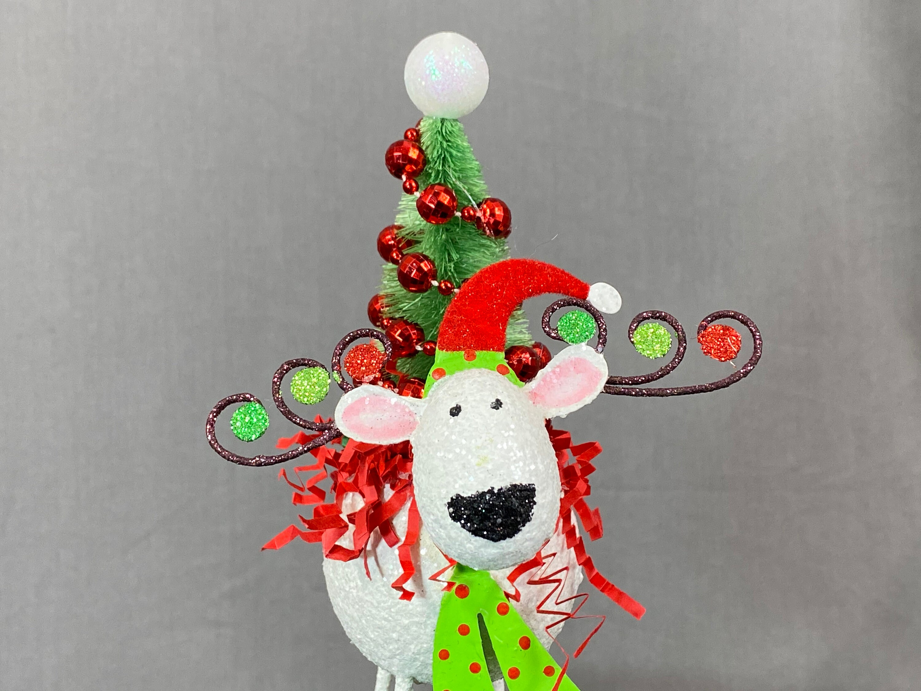 Kitschy Christmas Moose Decor Christmas Decor Retro Christmas Etsy