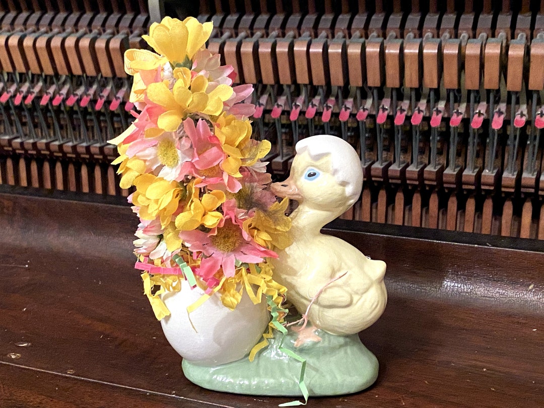 MCM Decor Easter Chick Decoration Retro Easter Deco Spring Centerpiece ...