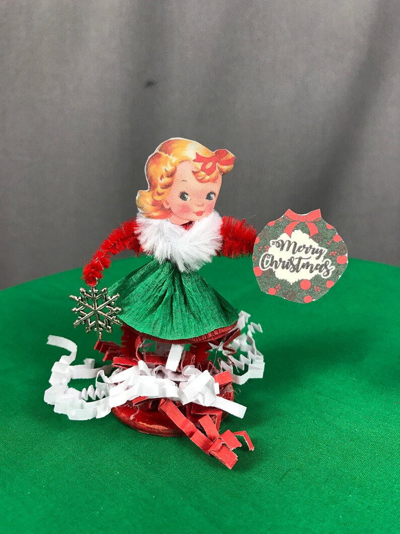 Christmas Ornament Vintage Christmas Decor OOAK Christmas Etsy
