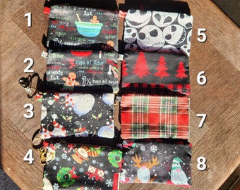 CHRISTMAS | Mini ID pouch keychain with mystery lining!