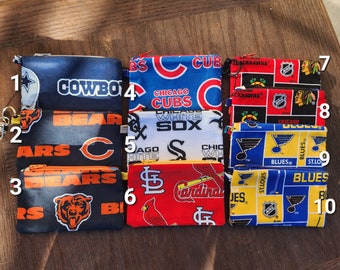 SPORTS | Mini ID pouch keychain with mystery lining!