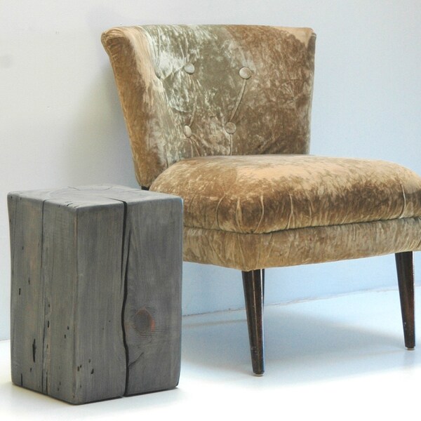 Table Timber Block Modular Grey