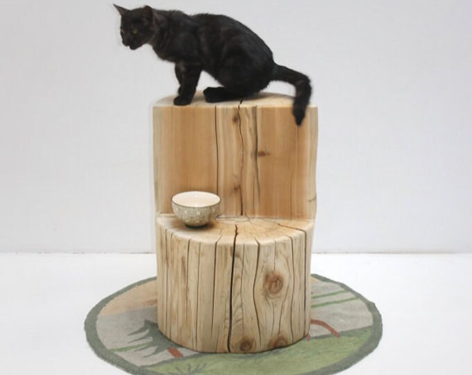 Tree Stump Cat Perch Pet Stand Display Photo Prop Etsy