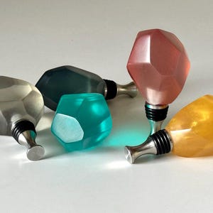 Tapón translúcido para botella de vino