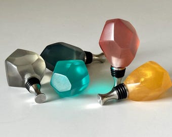 Genomskinlig vinflaskpropp