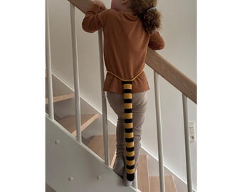 Crochet Costume Tail Patterns for Kids, Easy Tiger, Dog & Cat Tails, DIY Costumes, PDF
