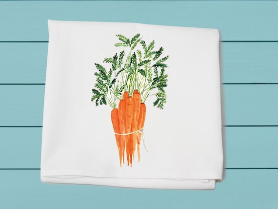 Carrot Flour Sack Towel