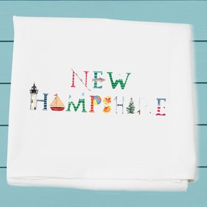 New Hampshire Flour Sack Towels for kitchen and bar - New England Tea Towel