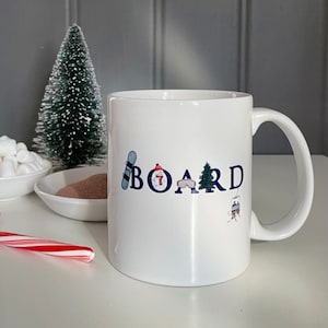 mug - board - winter - hot cocoa - coffee