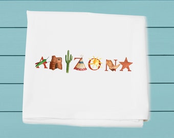 Arizona Flour Sack Towels for kitchen and bar