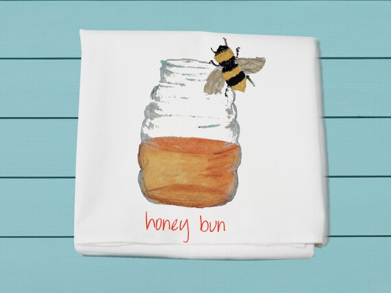 Bee, Flour Sack Towel, Decorative Towel, Bumble Bee, Kitchen