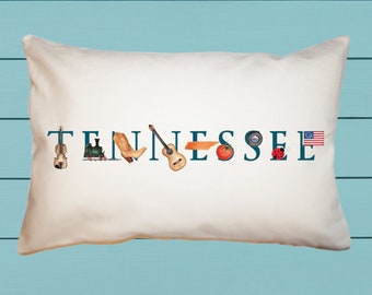 Tennessee God Made Tennessee In The Eighth Day Funny Throw Pillow Tennessee God Made Tennessee In The Eighth Day Funny Throw Pillow