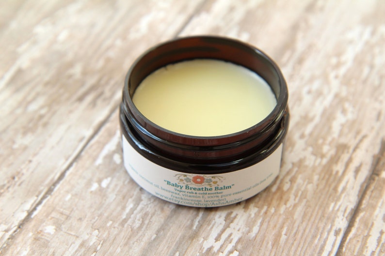 Natural Baby Vapor Rub Baby Breathe Balm Chest Congestion Etsy UK