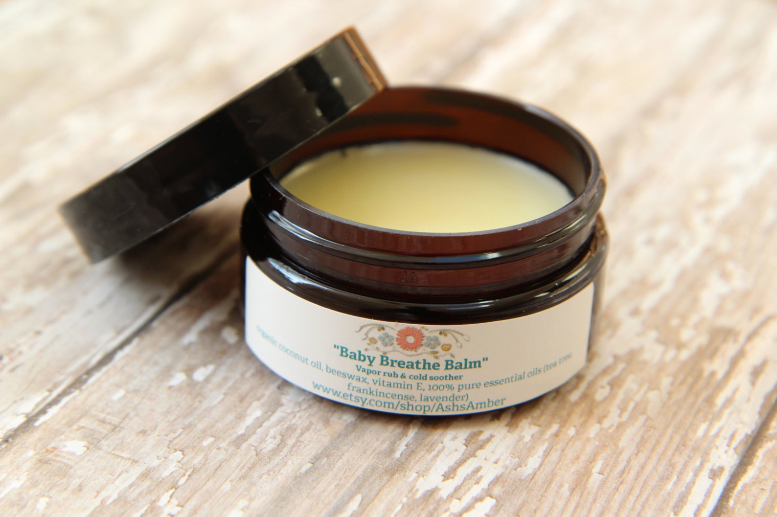 Natural Baby Vapor Rub Baby Breathe Balm Chest Congestion Etsy
