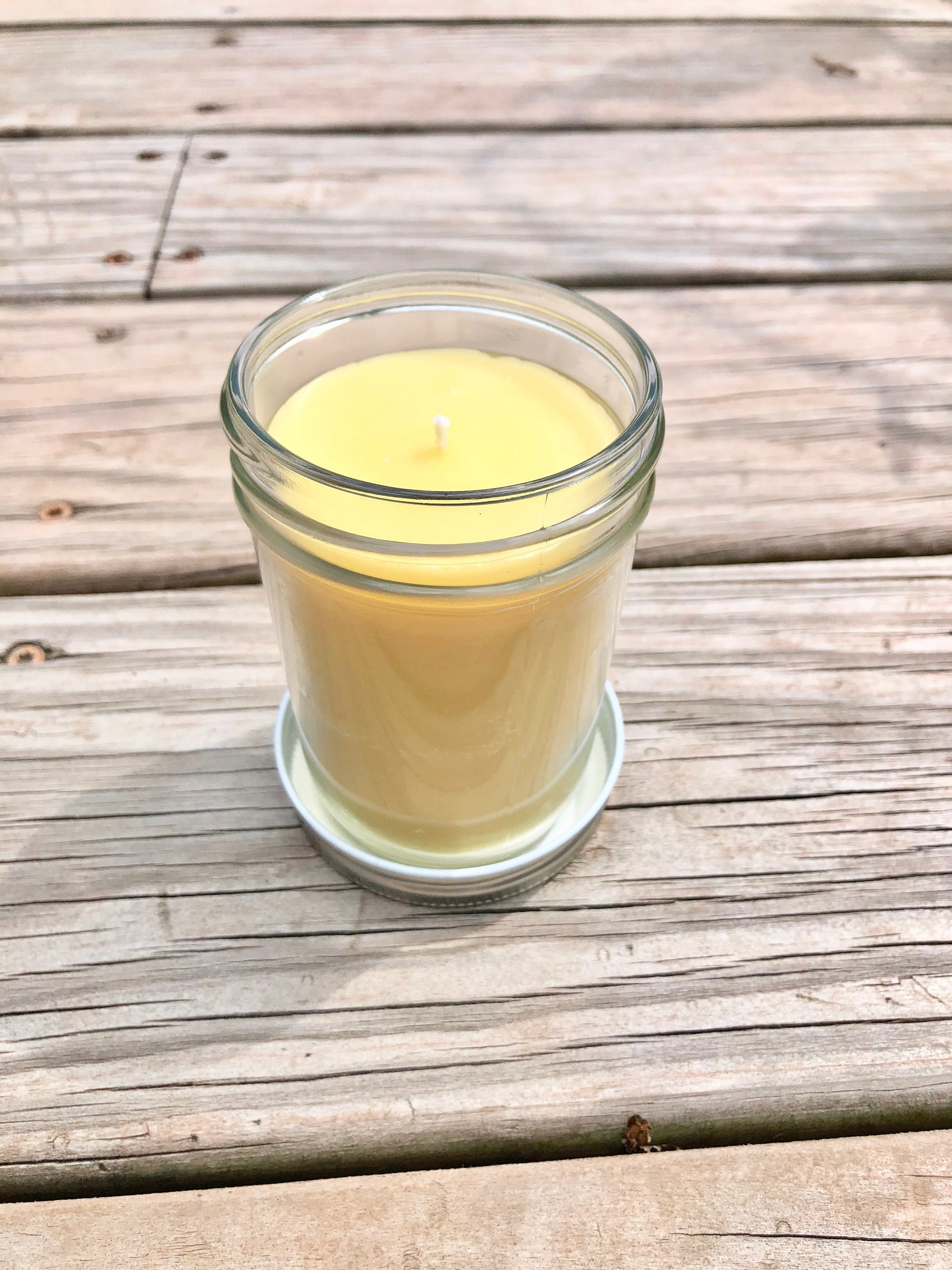 Beeswax candle clean burning natural candle home decor Etsy