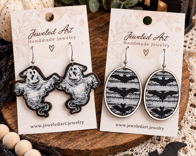 Hand-Painted Spooky Season Cut-Out - 4 styles