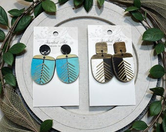 Boho Abstract Reverse Chevron - 2 Color Styles