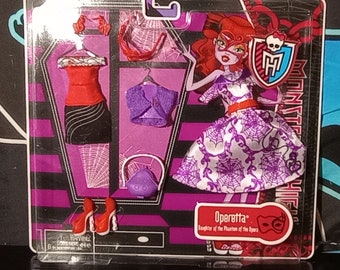 Monster High Operetta Deluxe Fashion Pack rare NIB never opened