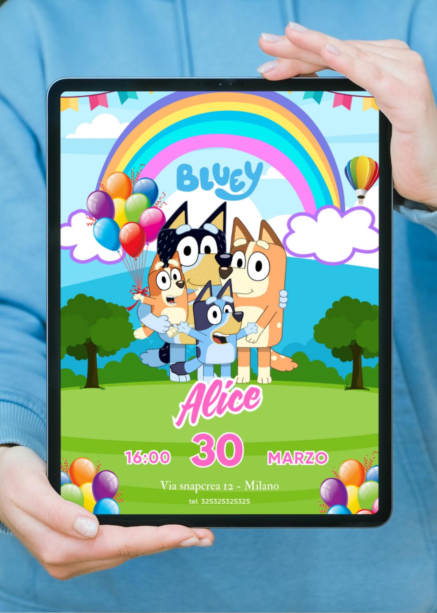 Editable Invite on Canva