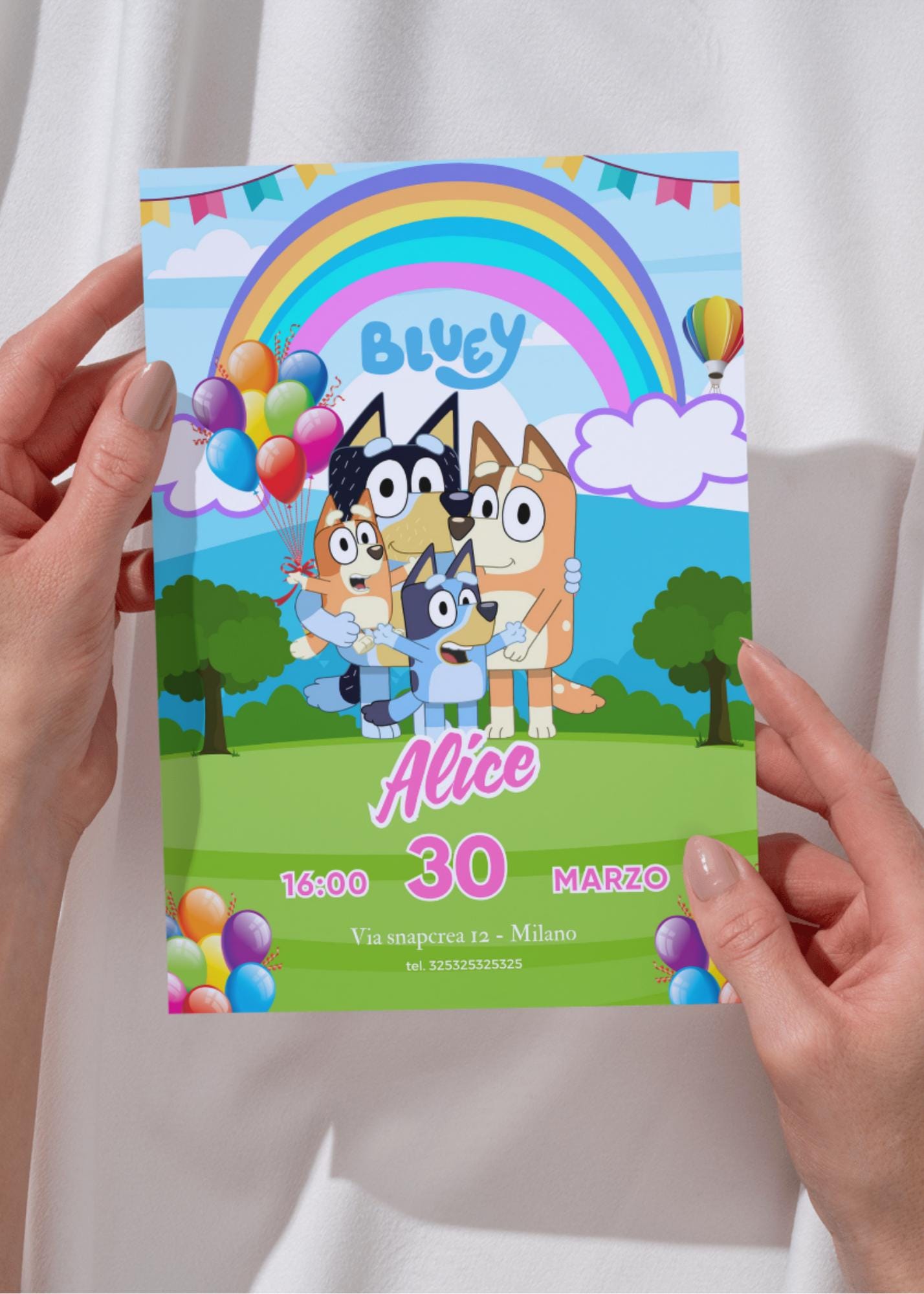 Editable Invite on Canva