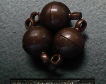 8 mm gladde, sterke BAL MAGNETISCHE sieradensluitingen Ant verkoperd 3 stuks FPC384B
