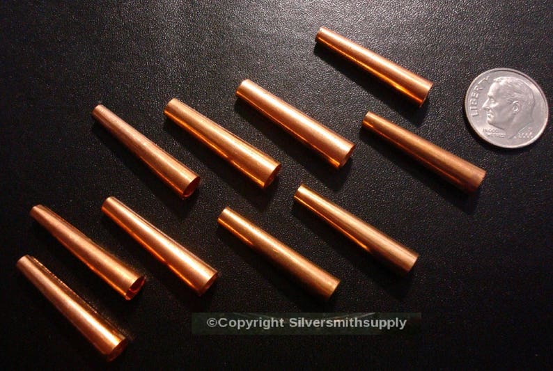 1 Copper Cones Metal Native American Craft Jewelry Etsy