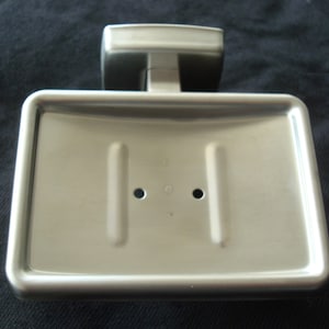Bathroom Stainless Steel Wall Mounted Soap Dish Brushed with Mounting Hardware