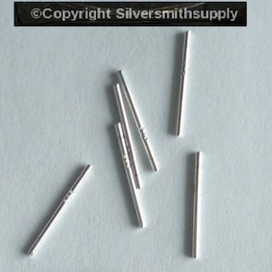 Sterling Silver Solder on Post earring post findings stamped 925 6 pcs  SSE007 Earring Posts 20 gauge wire silver pierced earrings