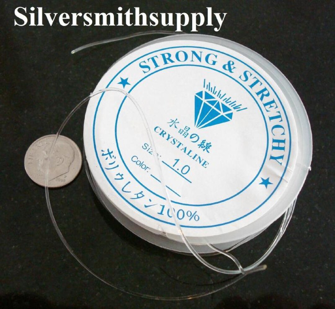 4 Meters Clear Elastic Bead Stringing Thread Beading Cord Etsy