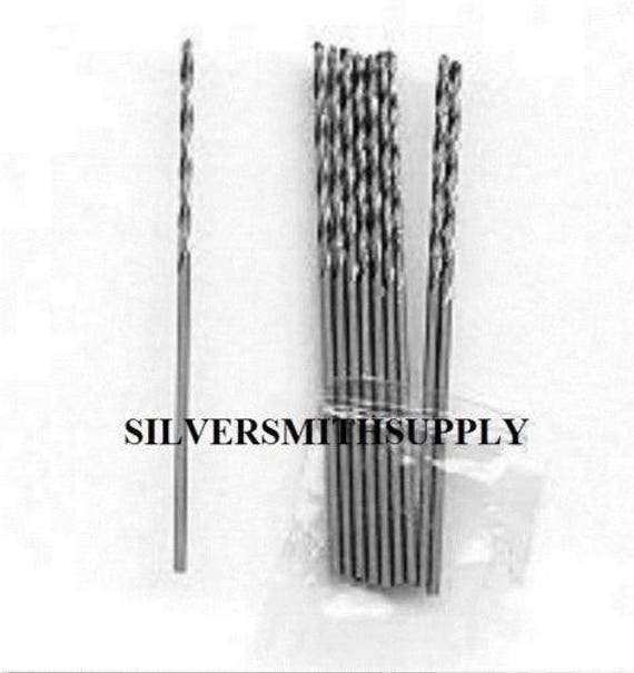 10 Jewelers Mini Steel Twist Drill Bits 1mm Drills for Metal Wood