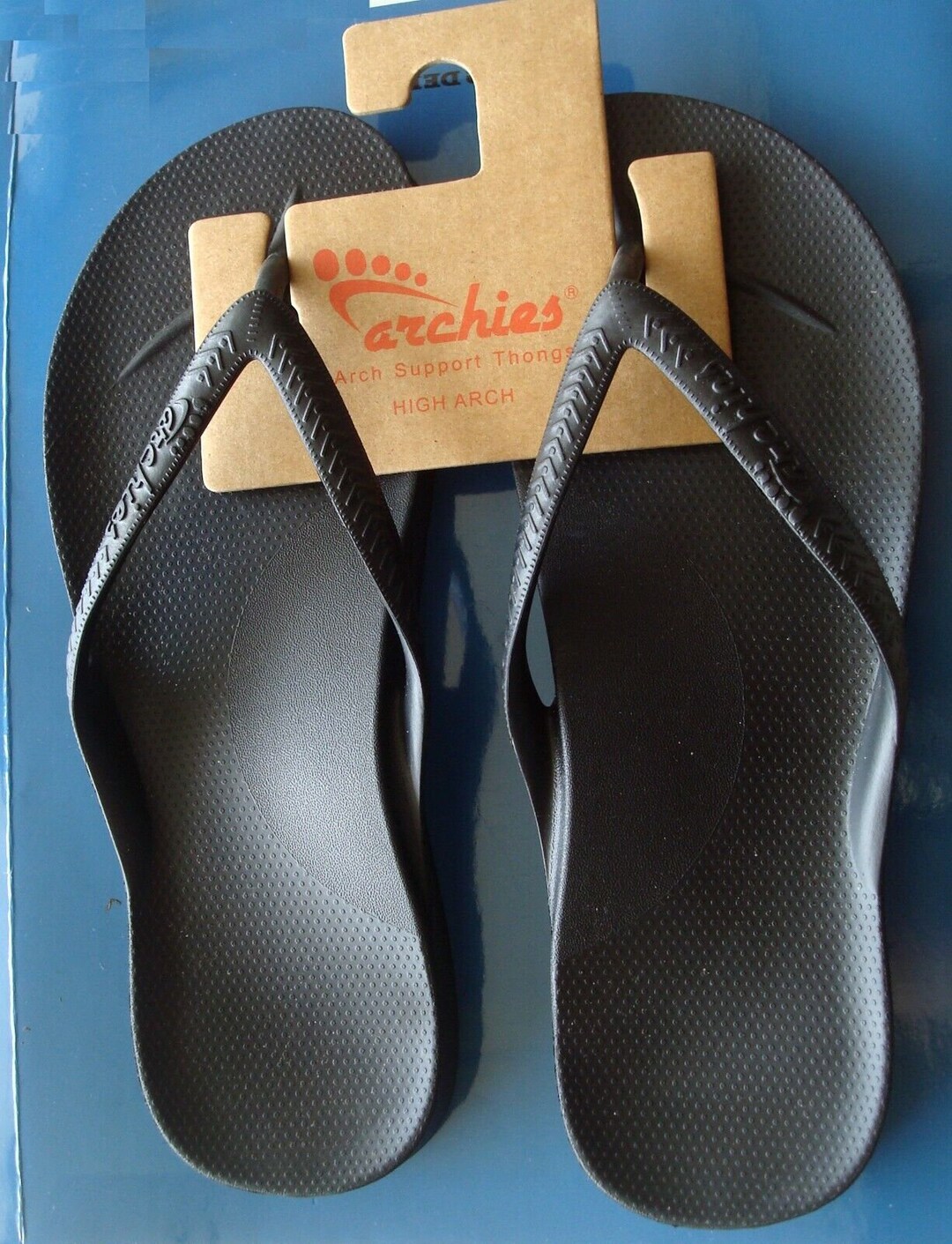 Archie's Arch Support teenslippers heren maat 4 / dames maat 5 zwart - Etsy  Nederland