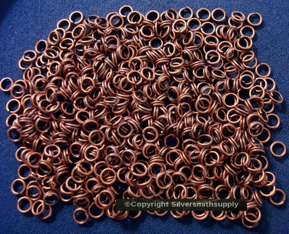 Acciaio Inox Intarsiato Anello Sciolto Per Cavalli Con Intarsio In Rame - Acciaio Inox, Punte A Rotella, Tutte Le Misure, Design Elegante Anello - Foto 6