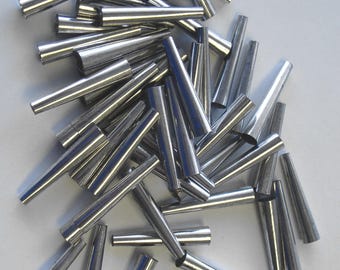 ALUMINUM cones Native American craft jewelry regalia bells 50 pcs 1.25 inch FPS108C