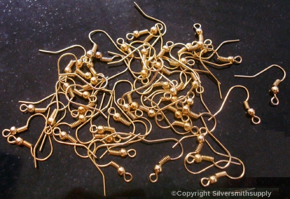 dangling fish hooks String of - Hanging Basket These can be grown in the driveway too Yellow Gold Plated Fish Hook