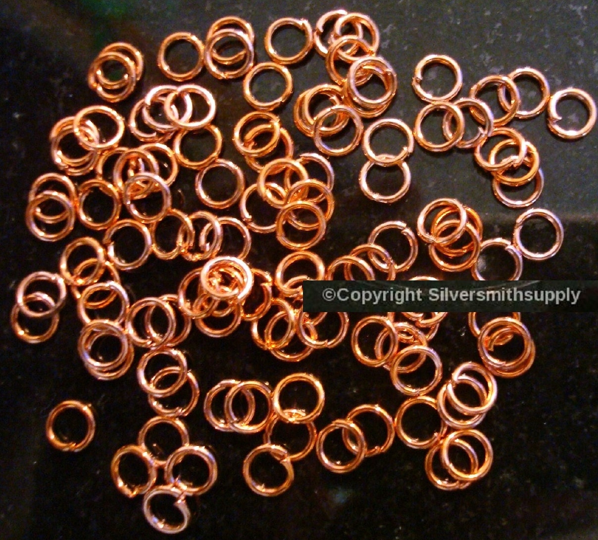 Lot 100 open rings 5 mm Lot 100 open rings 5 mm