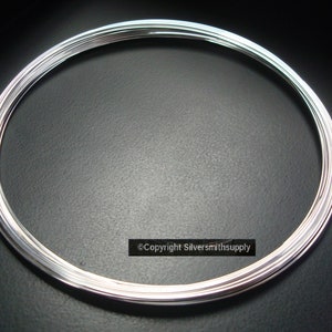 20 Memory wire loops for necklaces or head bands 22ga 0.6mm Silver Plated MW004