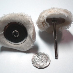 2pc Polishing Buffing Wool Cotton Wheel Brush for Dremel Rotary
