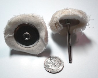 1.5" Muslin Buffing Wheel, Rotary Tool Polishing for Jewelry T032