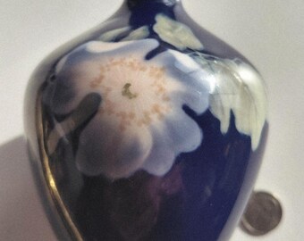 Royal Copenhagen Denmark 4.5 in bud vase 353 396 signed TA First Sorting