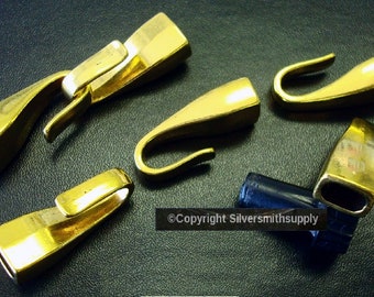 Lot De 10 Fermoirs à Clips Dorés Preciosa - Dimensions 16 X 3 Mm, Fabriqués En France