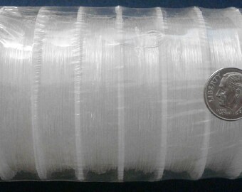 120Ft ELASTIC 10 rolls 12 ft 1mm clear bead stringing thread beading cord M058C