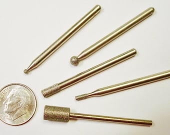 Diamond Drill Bit Tip Sampler, Jewelry Making, Bead Reamer (3pcs) T023
