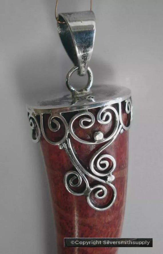 天然赤珊瑚 55.70カラット ペンダント 高級エステートジュエリー